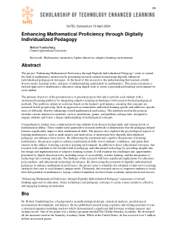 Enhancing mathematical proficiency through digitally individualized pedagogy