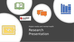 New Media and Contemporary society Invited talk 2019