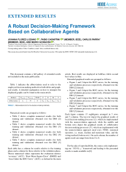 Extended Results - A Robust Decision-Making Framework Based on Collaborative Agents
