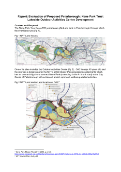 Evaluation of Outdoor Activities Centre Development, Peterborough (April 2022)
