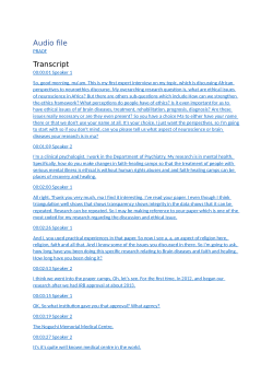 African neuroethics qualitative research