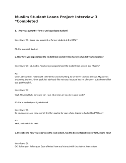Interview transcripts with initial thematic analysis.
