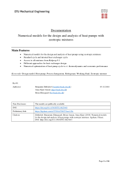Numerical models for the design and analysis of heat pumps with zeotropic mixtures