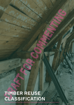 Timber Reuse Classification draft