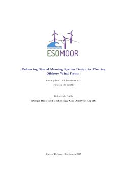 ESOMOOR D3.2b: Design basis and technology gap analysis report