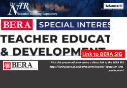 Link to BERA's Teacher Education and Development Special Interest Group