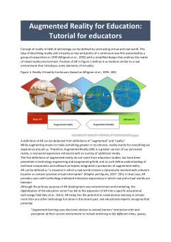 Augmented Reality for Education - Tutorial for Educators.pdf