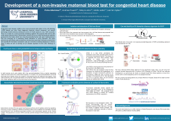 Development of a non-invasive maternal blood test for congenital heart disease