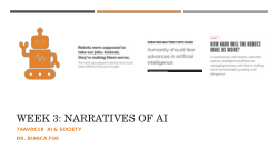 Narratives of Artificial Intelligence