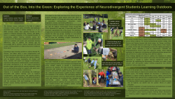 Out of the Box, Into the Green: Exploring the Experience of Neurodivergent Students Learning Outdoors
