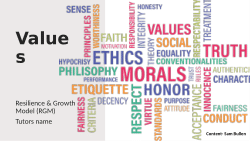 Values session