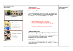 Self-care health facilitators script Sam final 01-03-23.docx