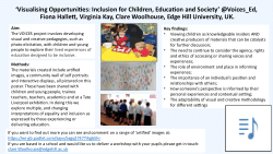 Poster introducing the VOICES project