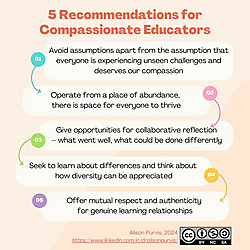Recommendations for Compassionate Educators