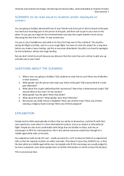 Diversity and Inclusion by Design: Exercise 1