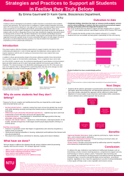Poster Strategies and Practices to Support all Students in Feeling they Truly Belong.pptx