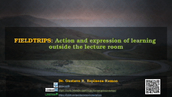 Action and expression of learning outside the lecture room 2024