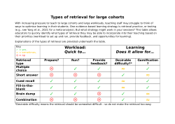Types of retrieval for large cohorts.docx