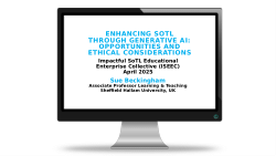Enhancing SoTL through Generative AI - Opportunities and Ethical Considerations
