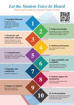 Teaching Excellence Award Criteria Toolkit