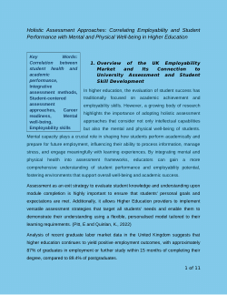 Holistic Assessment Approaches: Correlating Student Performance with Mental and Physical Well-being