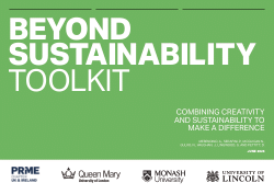 Beyond Sustainability Toolkit