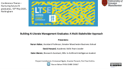 Building AI literate Management Graduates: A Multistakeholder Approach