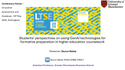 Students' perspectives on using Gen AI technologies for formative preparation in higher education coursework