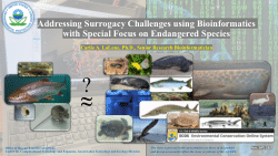 Addressing Surrogacy Challenges using Bioinformatics with Special Focus on Endangered Species