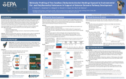 Molecular Profiling of Tree Swallow (Tachycineta bicolor) Nestlings Exposed to Environmental Per- and Polyfluoroalkyl Substances in Support of Adverse Outcome Pathway Development