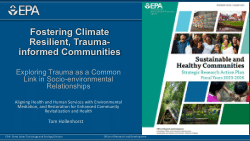 Fostering Climate Resilient, Trauma-informed Communities
