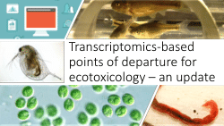 Transcriptomics-based points of departure for ecotoxicology – an update