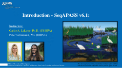 Application of Bioinformatics for Species Extrapolation: Part I: Introduction to SeqAPASS - Part II: Interpretation of SeqAPASS results