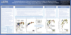 Evaluating response of several freshwater species to major ion mixtures: Interspecies comparisons regarding toxicity mechanisms and effects of background water