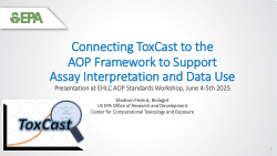 Connecting ToxCast to the AOP Framework to Support Assay Interpretation and Data Use