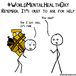 I got this #WorldMentalHealthDay