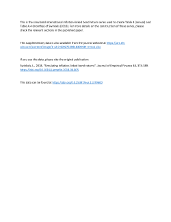 Data: Simulating historical inflation-linked bond returns