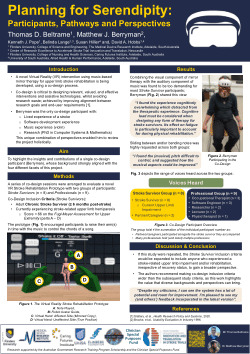 APSC 2024 - Planning for Serendipity - Beltrame & Berryman - Poster