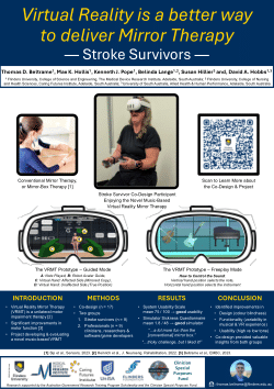 WNCR 2024 - Virtual Reality Stroke Rehab - Beltrame - Poster