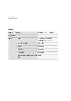 MASTRS Program