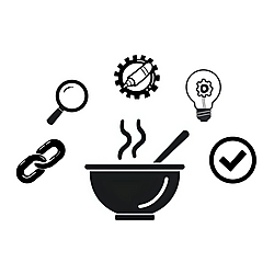 The five core elements are like familiar ingredients that can be combined to create a new recipe