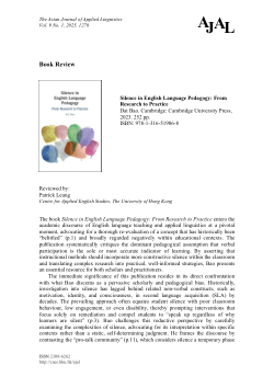 Book review - <i>Silence in English Language Pedagogy: From </i><i>Research to Practice</i>