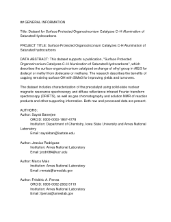 Surface Protection and Catalytic CH Alumination
