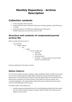 ncse: The Monthly Repository, 1806-1837