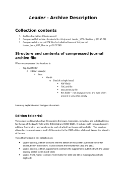 ncse: The Leader, 1850-1860
