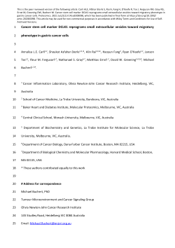Cancer stem cell marker DCLK1 reprograms small extracellular vesicles toward migratory phenotype in gastric cancer cells