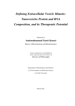 Defining Extracellular Vesicle Mimetic Nanovesicles Protein and RNA Composition, and its Therapeutic Potential
