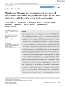 Modular, multi-barcode amplicon sequencing for improved species-level detection of fungal phytopathogens: A case study of pipeline establishment targeting the Ophiostomatales