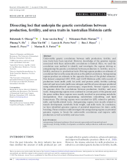 Dissecting loci that underpin the genetic correlations between production, fertility, and urea traits in Australian Holstein cattle