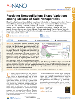 Resolving Nonequilibrium Shape Variations among Millions of Gold Nanoparticles